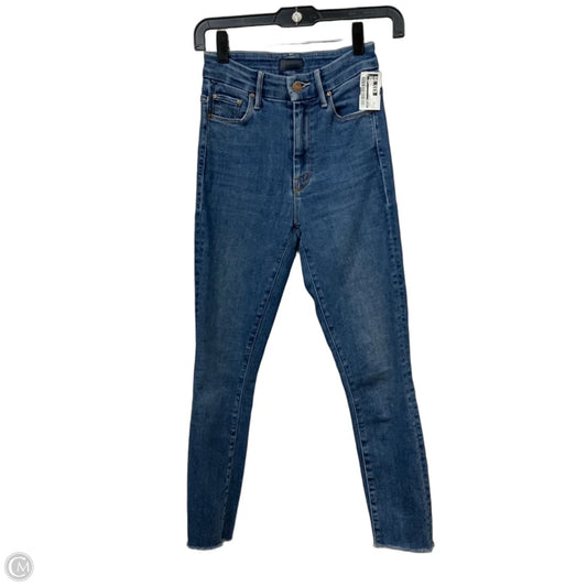 Jeans Skinny By Mother In Blue Denim, Size: 0