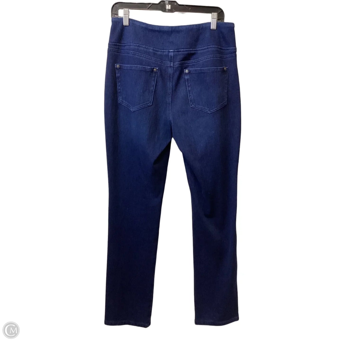 Jeans Straight By Belle By Kim Gravel In Blue Denim, Size: 12