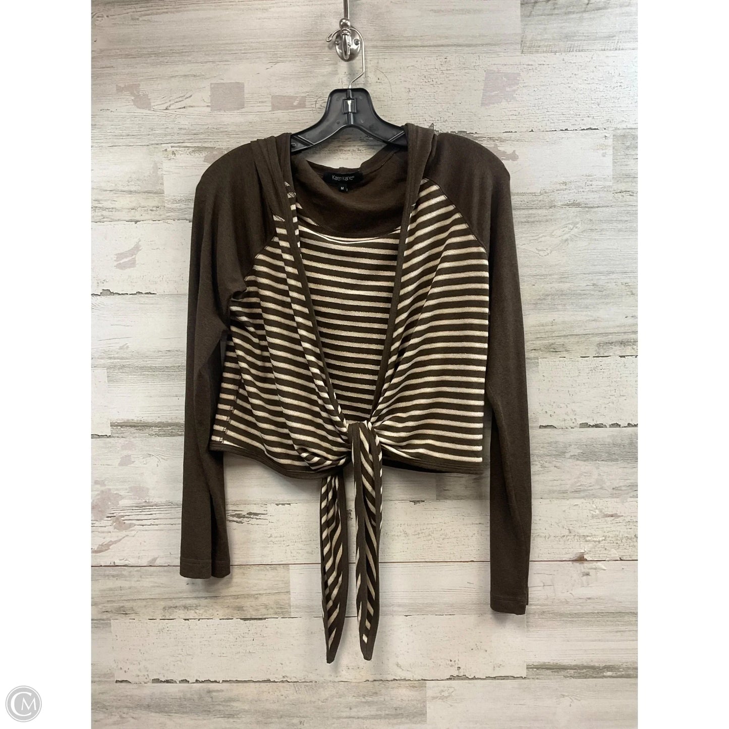 Pants Set 2pc By Karen Kane In Brown, Size: M