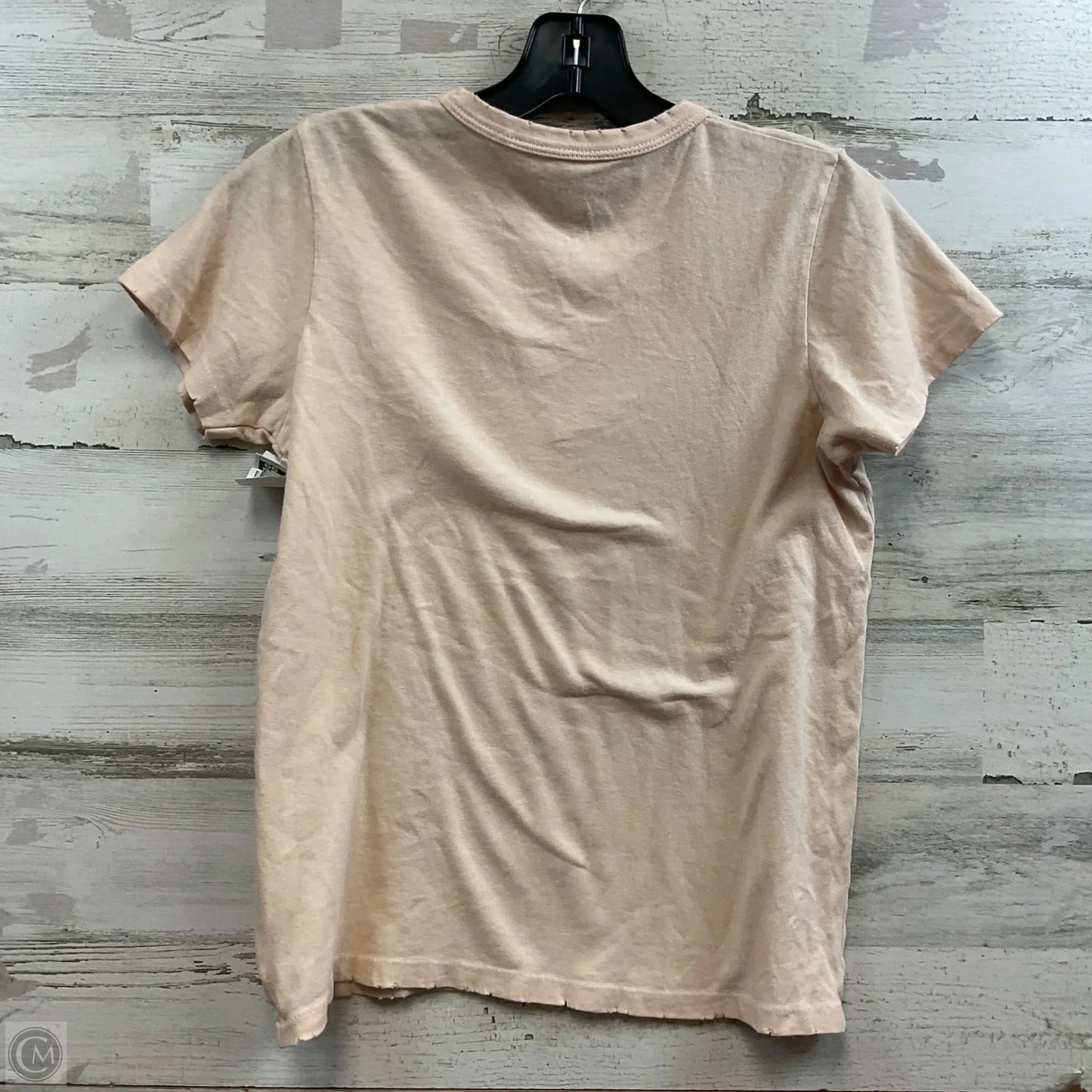 Top Short Sleeve Basic By Junk Food In Tan, Size: S
