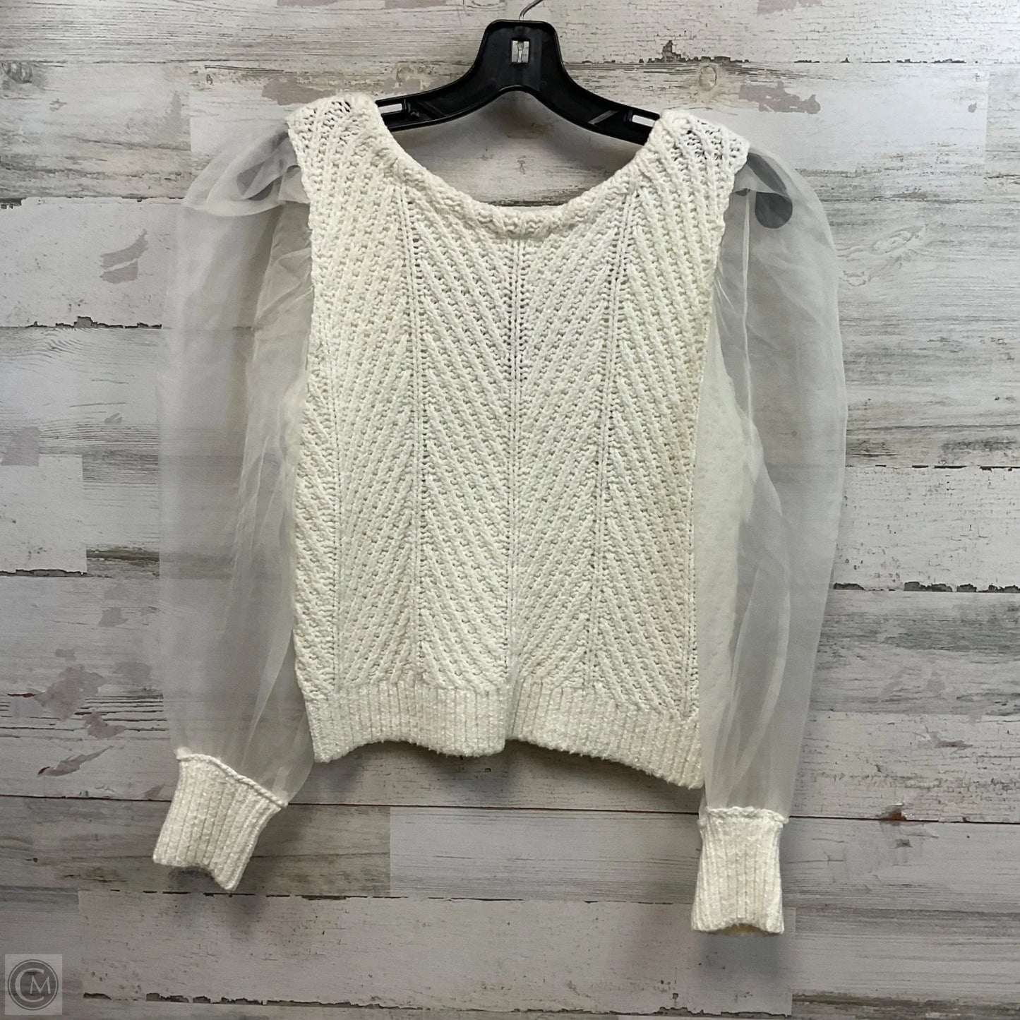 Sweater By Maeve In White, Size: Xs