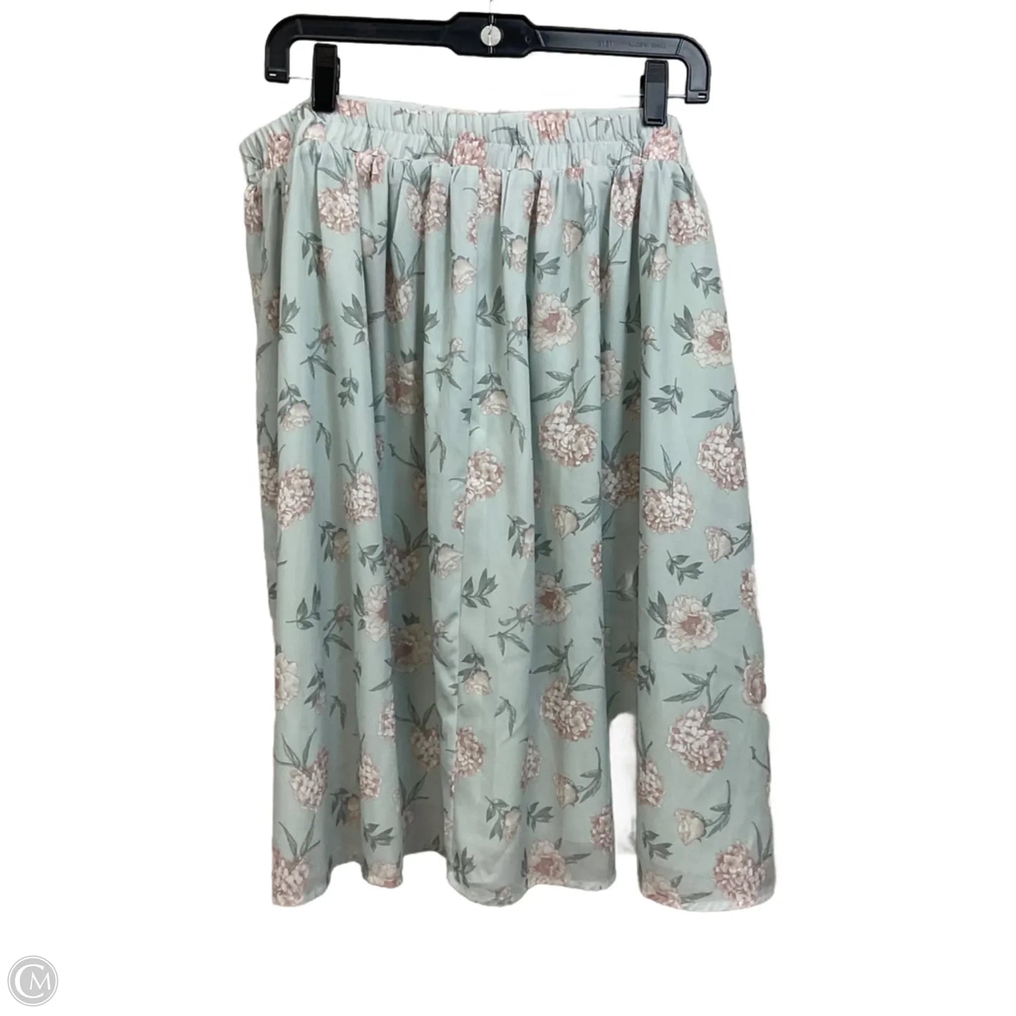 Skirt Midi By Mikarose In Blue, Size: Xxl