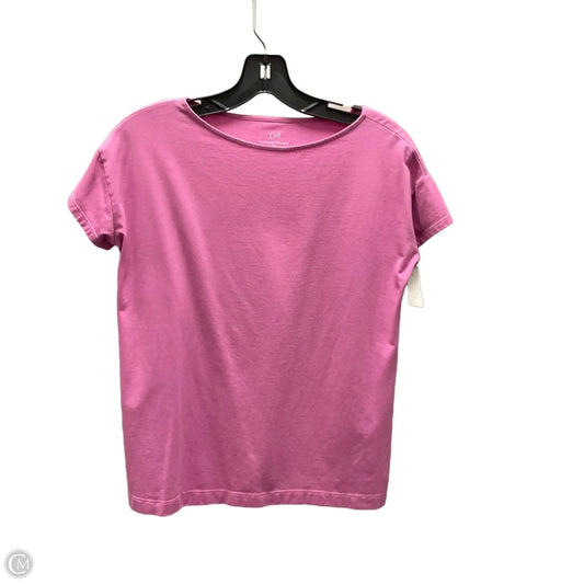 Top Short Sleeve Basic By J. Jill In Purple, Size: Xs