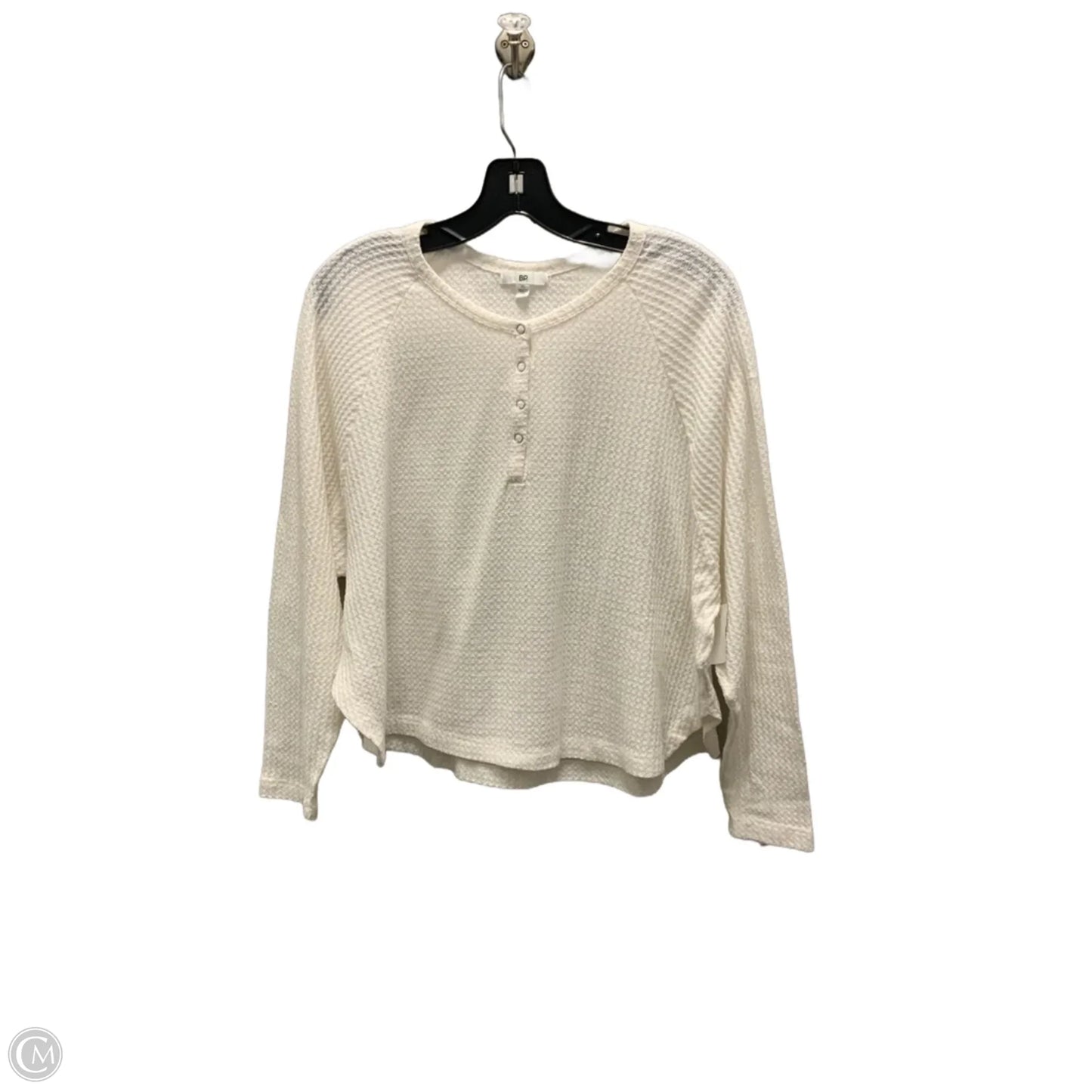 Top Long Sleeve Basic By Bp In White, Size: Xl
