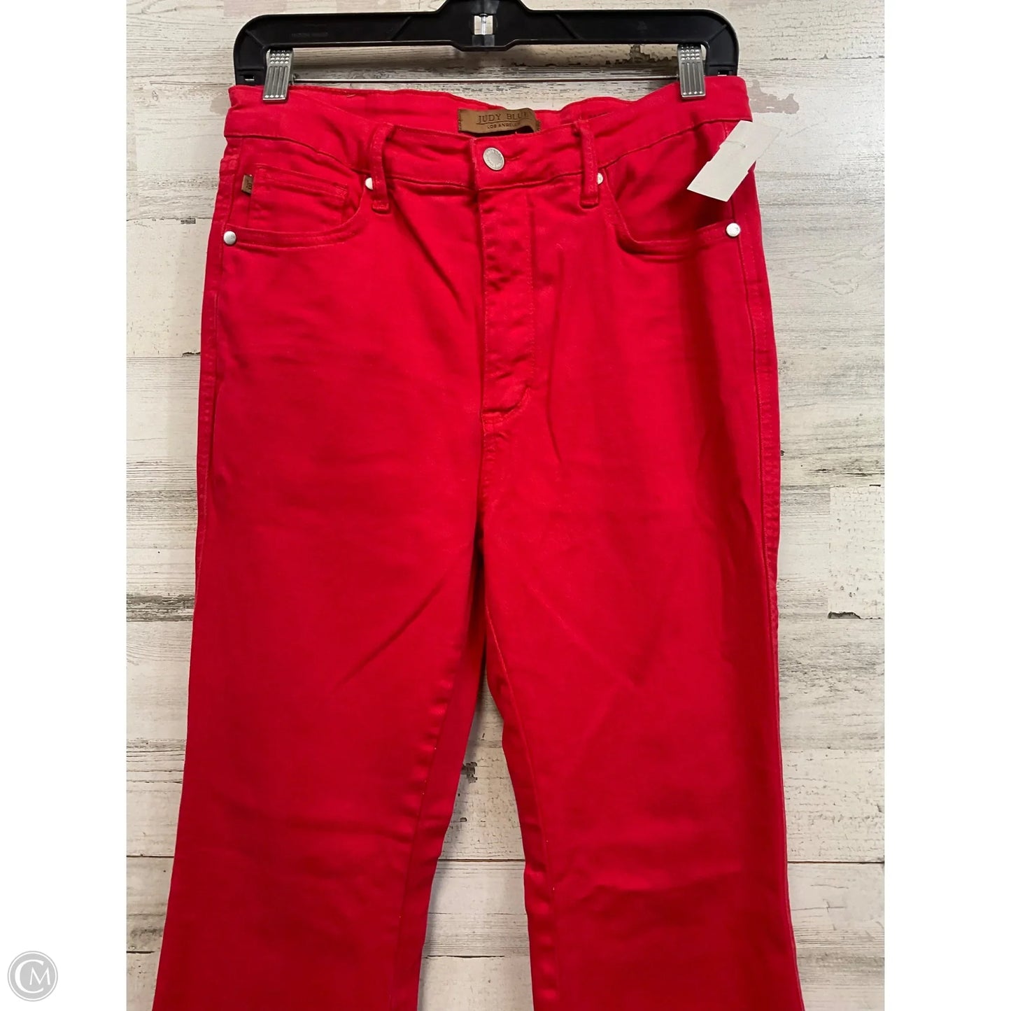 Pants Wide Leg By Judy Blue In Red, Size: 10