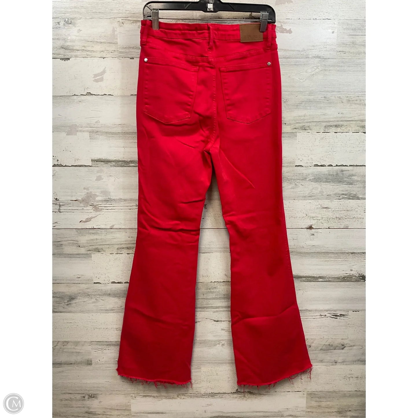 Pants Wide Leg By Judy Blue In Red, Size: 10