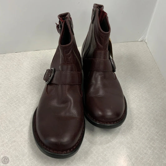 Boots Ankle Flats By Born In Red, Size: 8