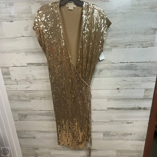 Dress Party Short By Michael By Michael Kors In Gold, Size: 1x