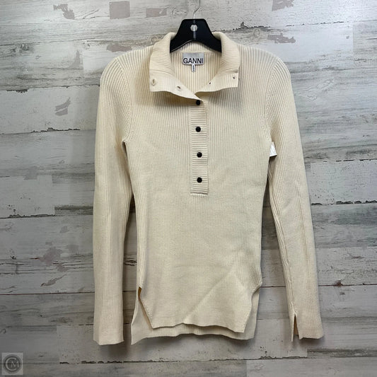 Sweater By Ganni In Cream, Size: S