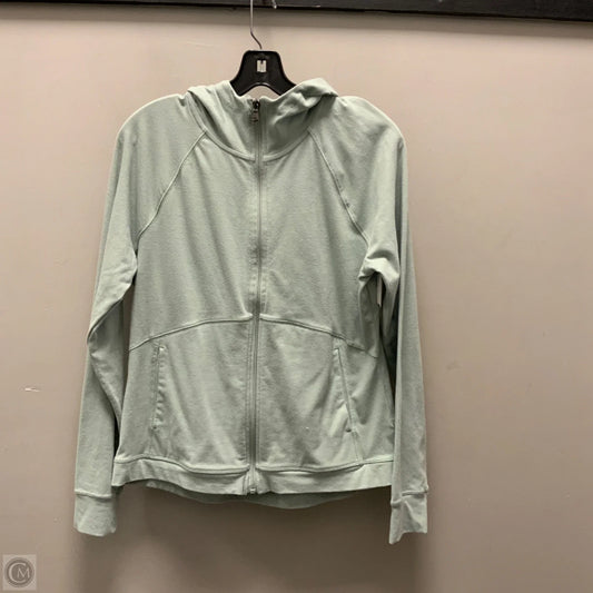 Athletic Jacket By Tek Gear In Green, Size: L