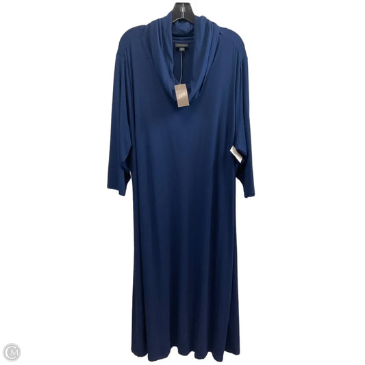 Dress Casual Maxi By J. Jill In Navy, Size: 3x