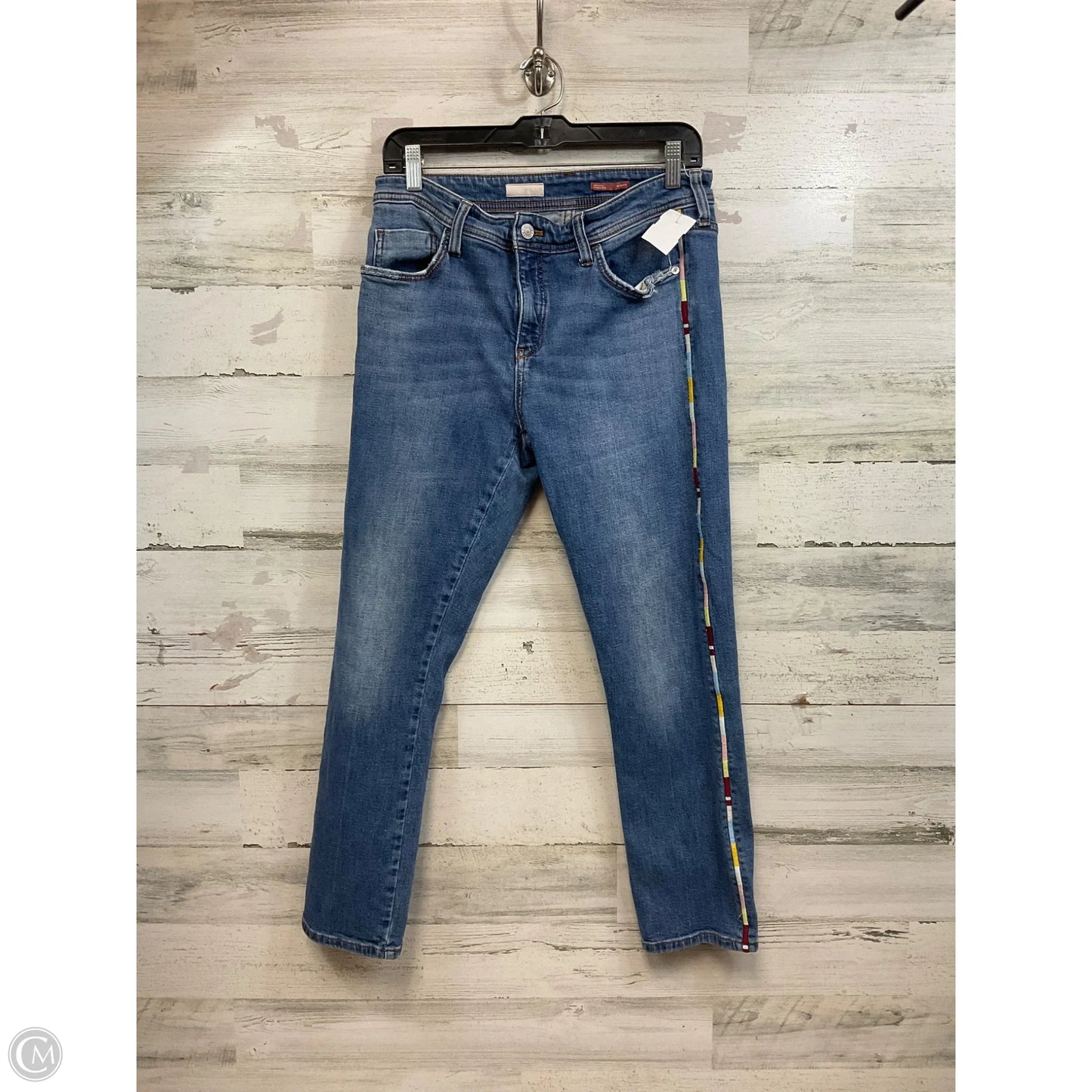 Jeans Boyfriend By Pilcro In Blue Denim, Size: 30