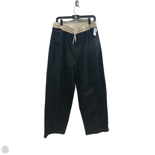 Jeans Flared By Davi & Dani In Black Denim, Size: 1x
