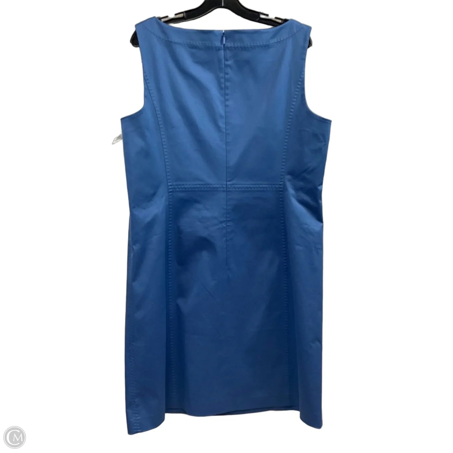 Dress Designer By Lafayette 148 In Blue, Size: Xl