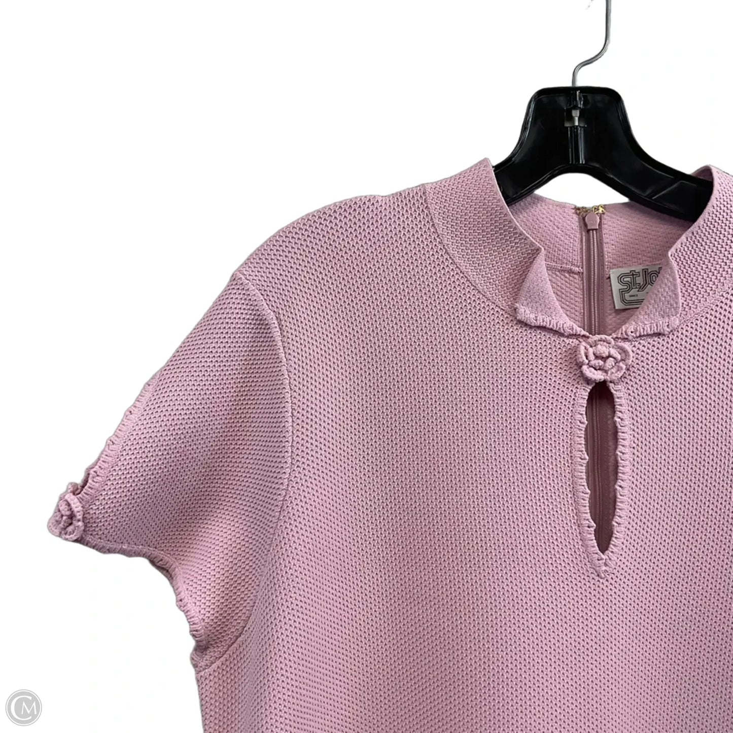 Dress Casual Short By St John Knits In Pink, Size: Xl