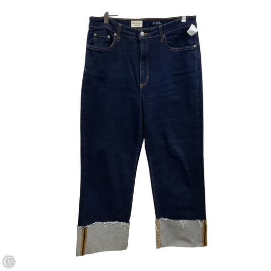 Jeans Wide Leg By Pilcro In Blue Denim, Size: 12