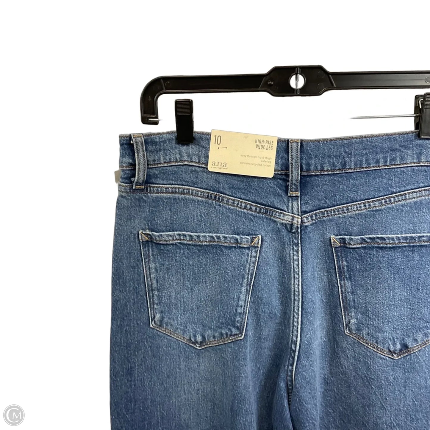 Jeans Wide Leg By Ana In Blue Denim, Size: 10