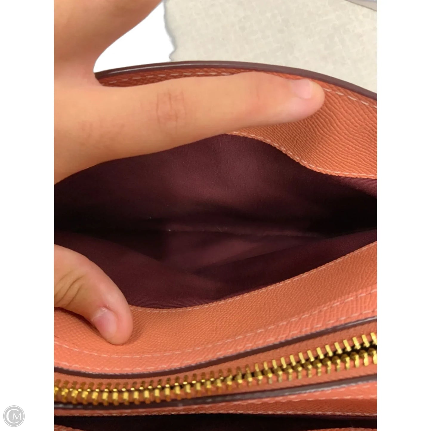 Handbag Designer By Coach, Size: Small