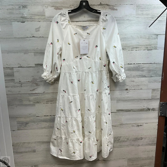 Dress Casual Midi By IVY CITY In White, Size: M