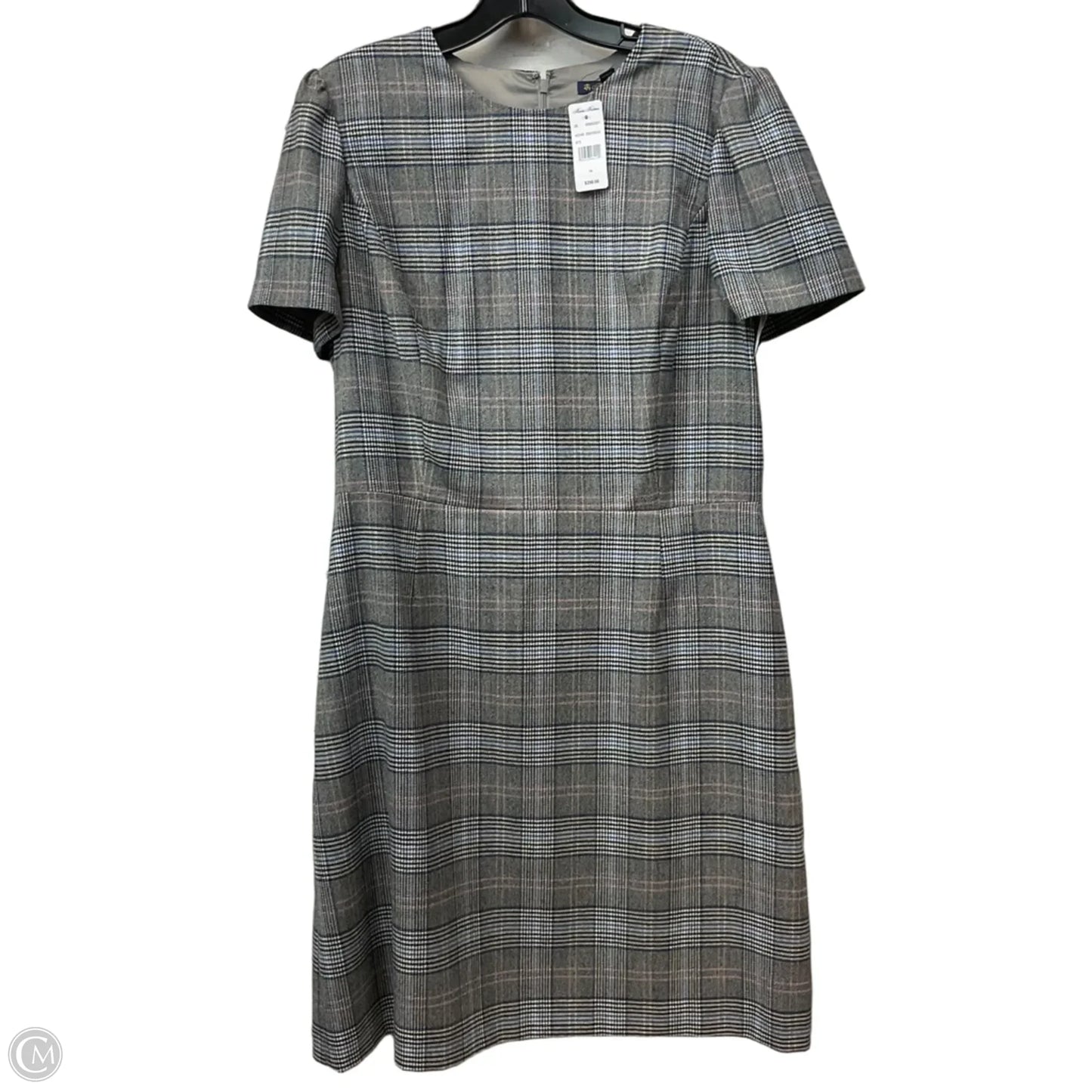 Dress Work By Brooks Brothers In Plaid Pattern, Size: 14