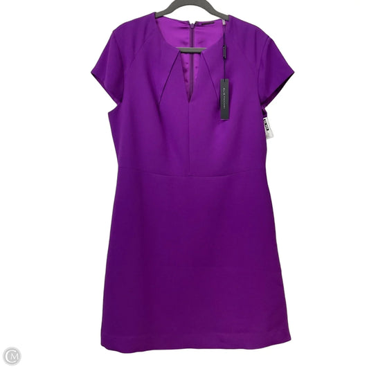 Dress Work By Elie Tahari In Purple, Size: 14