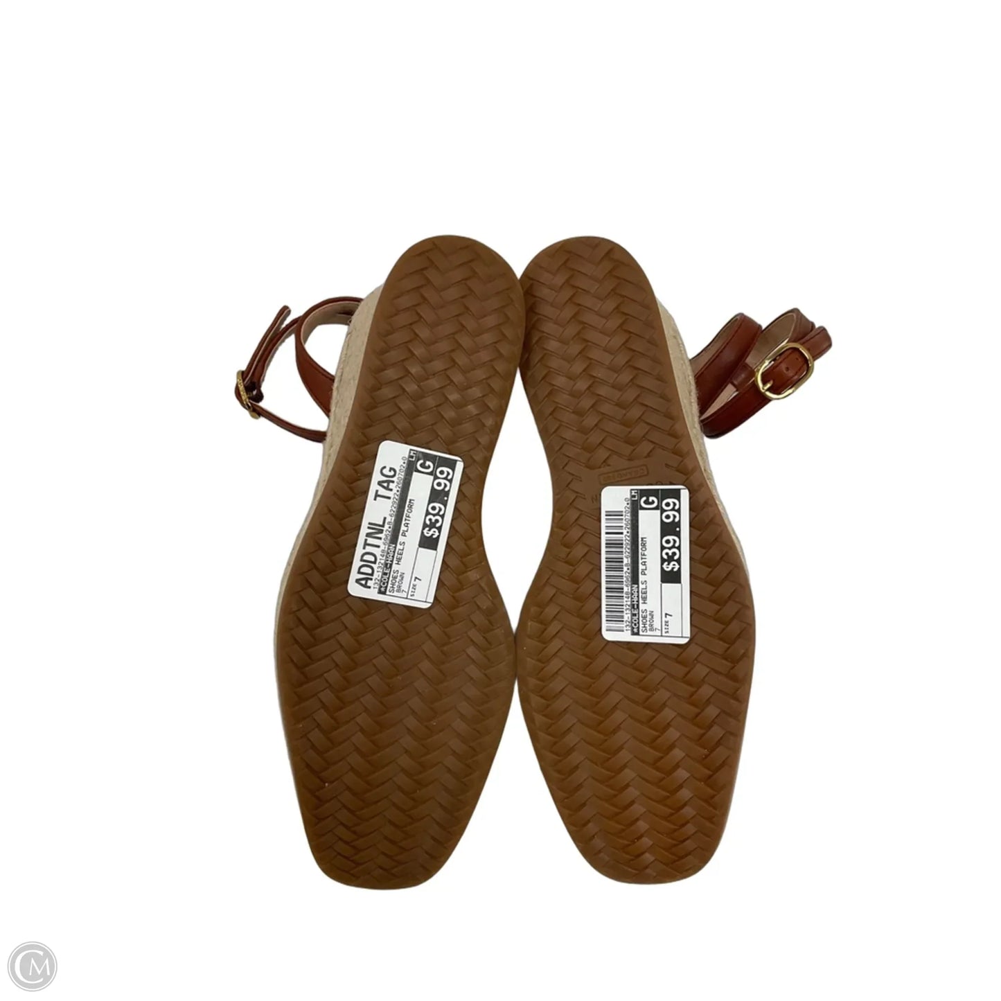 Shoes Heels Platform By Cole-haan In Brown, Size: 7