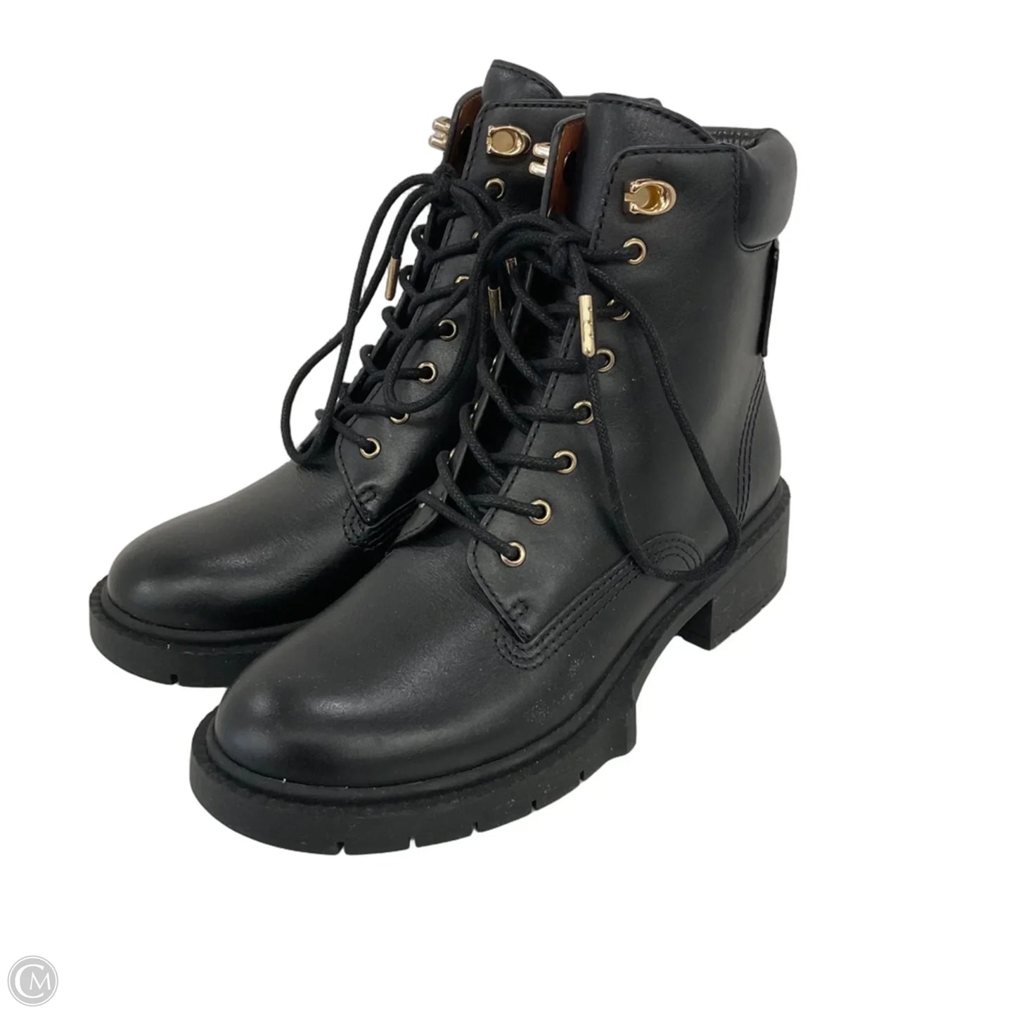 Shoes Designer By Coach In Black, Size: 6