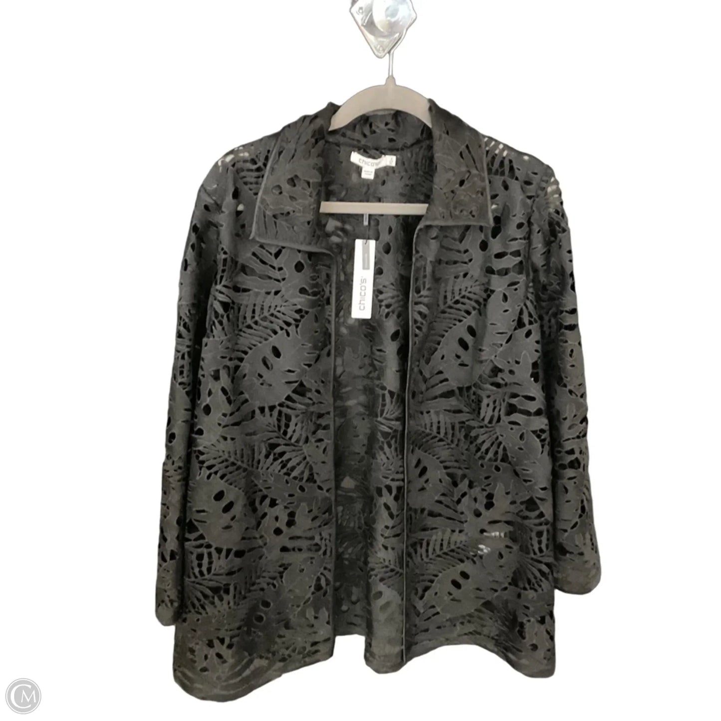 Jacket Other By Chicos In Black, Size: Xl