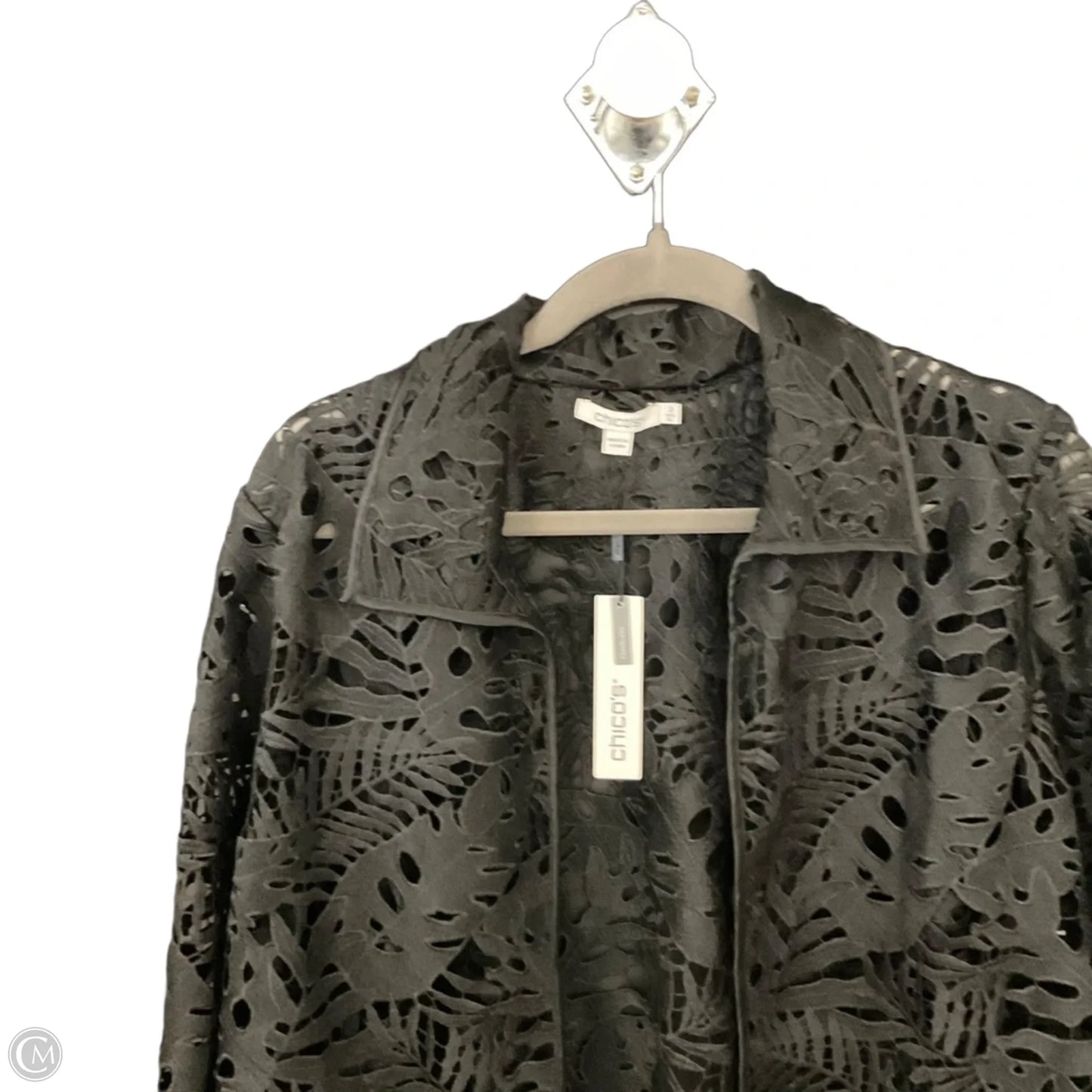 Jacket Other By Chicos In Black, Size: Xl
