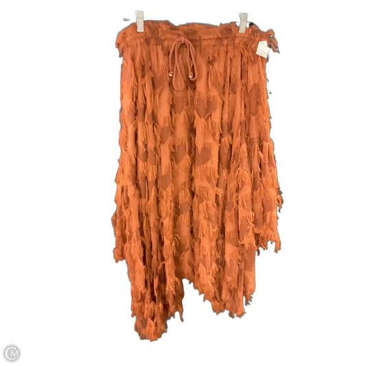 Skirt Maxi By A Rare Bird In Brown, Size: Xl