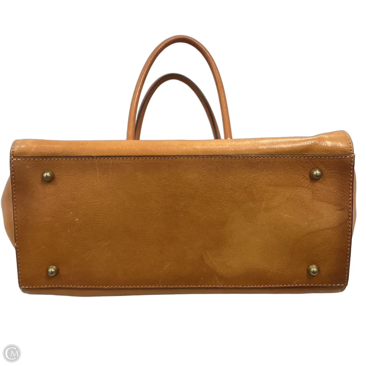 Handbag Leather By Pratesi, Size: Large