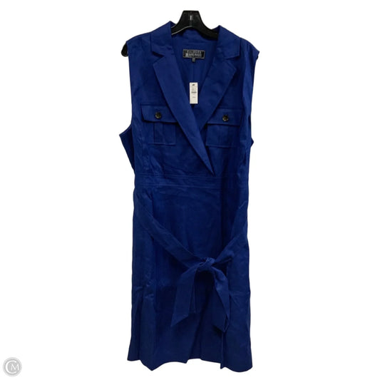 Dress Work By Talbots In Blue, Size: 2x