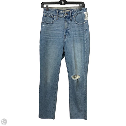 Jeans Cropped By Madewell In Blue Denim, Size: 4