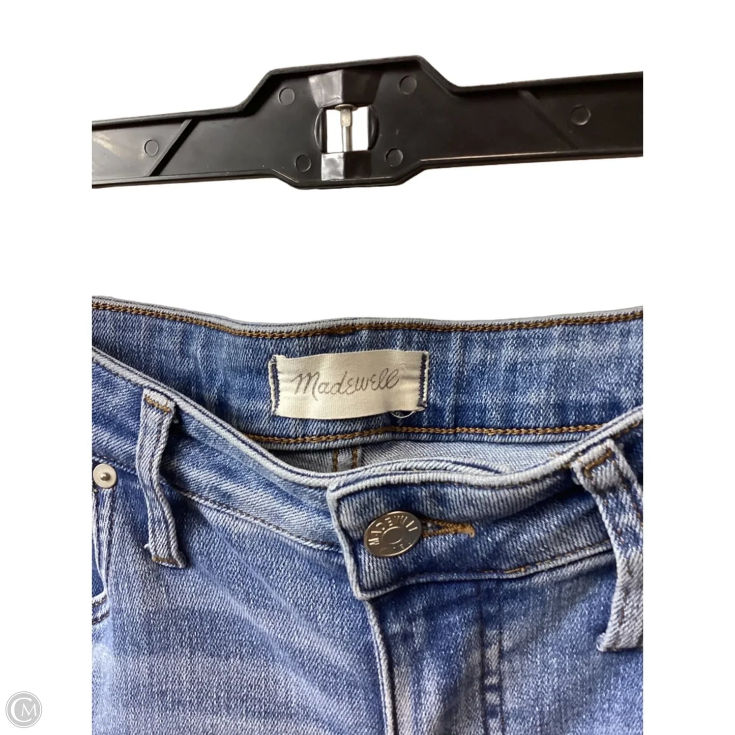 Jeans Flared By Madewell In Blue Denim, Size: 12