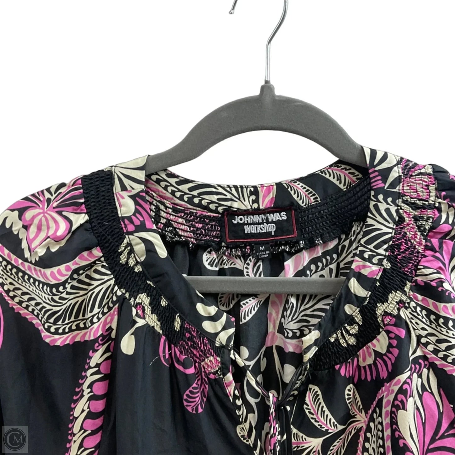 Dress Casual Midi By Johnny Was In Black, Size: M