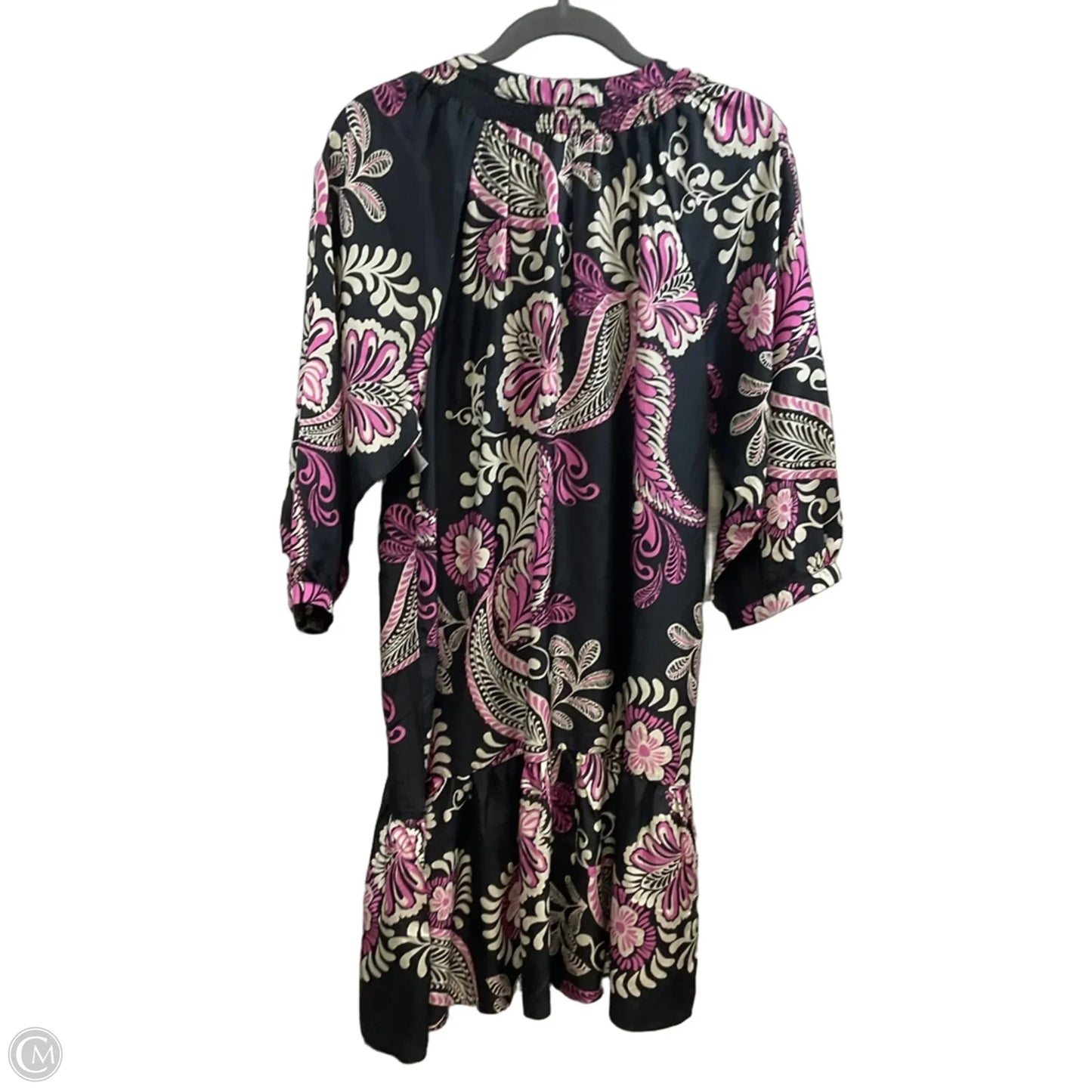 Dress Casual Midi By Johnny Was In Black, Size: M