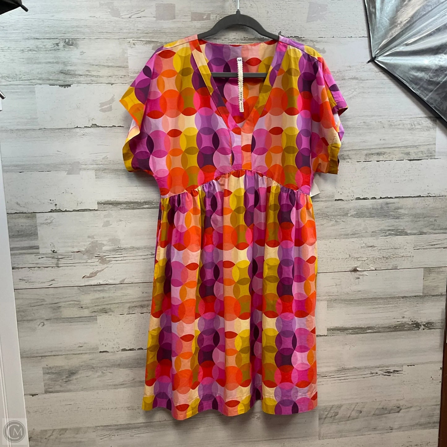 Dress Casual Midi By Uncle Frank In Polkadot Pattern, Size: M