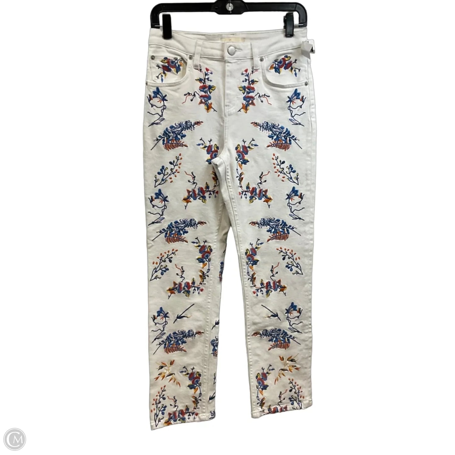 Jeans Straight By MAJE In White, Size: 0