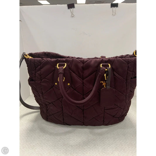 Handbag Luxury Designer By Prada, Size: Large