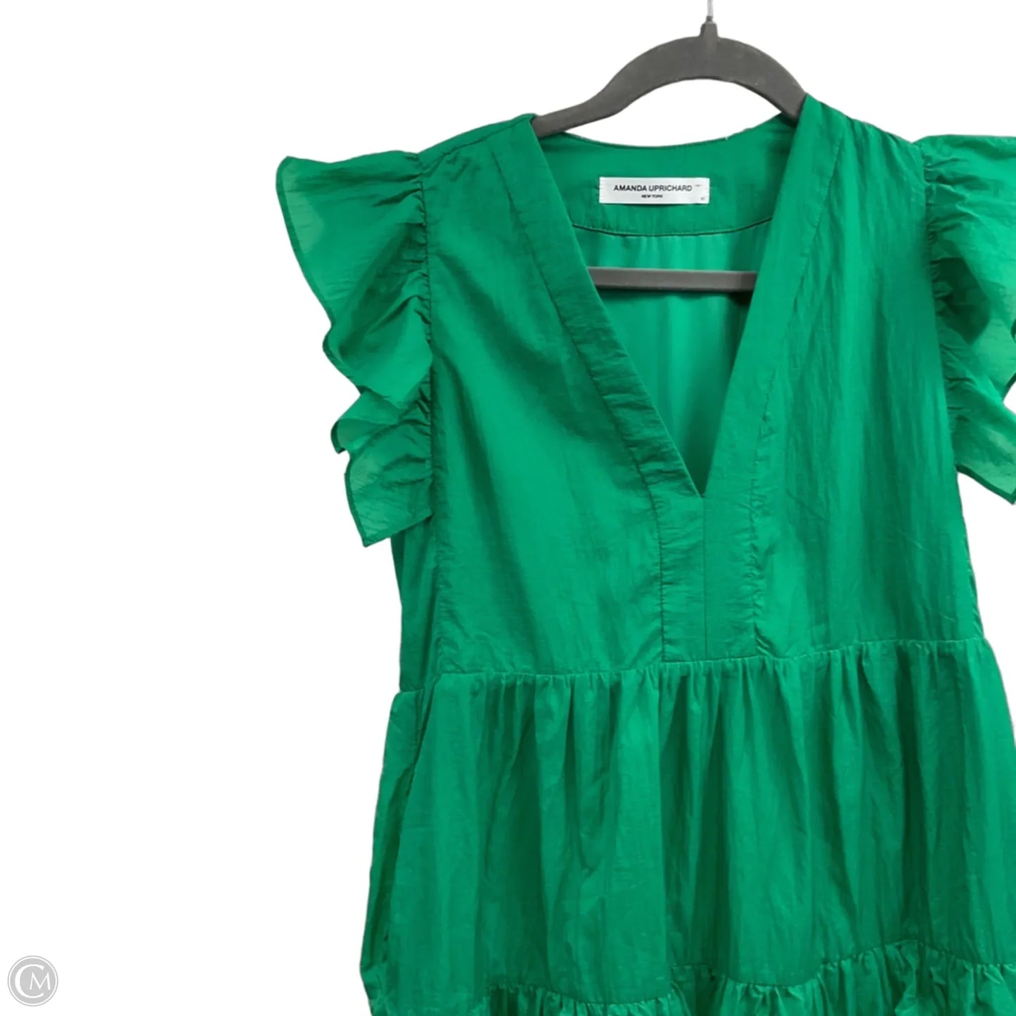 Dress Casual Midi By Amanda Uprichard In Green, Size: Xs