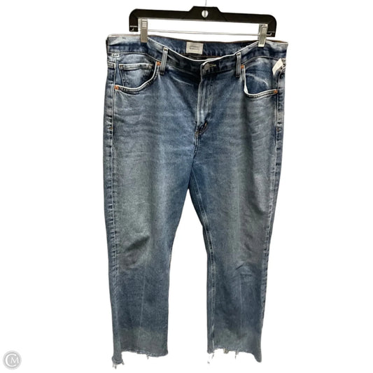 Jeans Straight By Citizens Of Humanity In Blue Denim, Size: 14