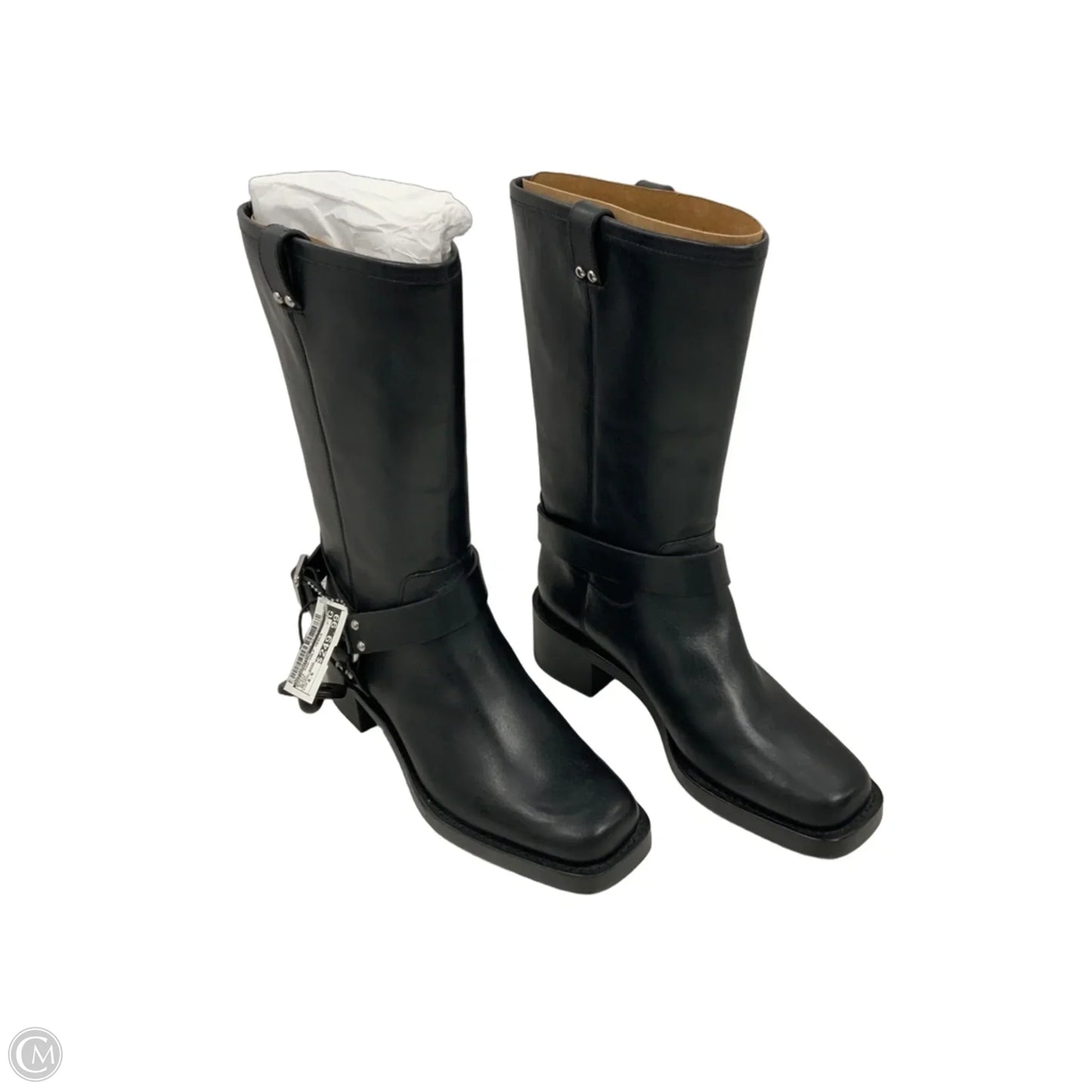 Boots Mid-calf Heels By Reformation In Black, Size: 8.5