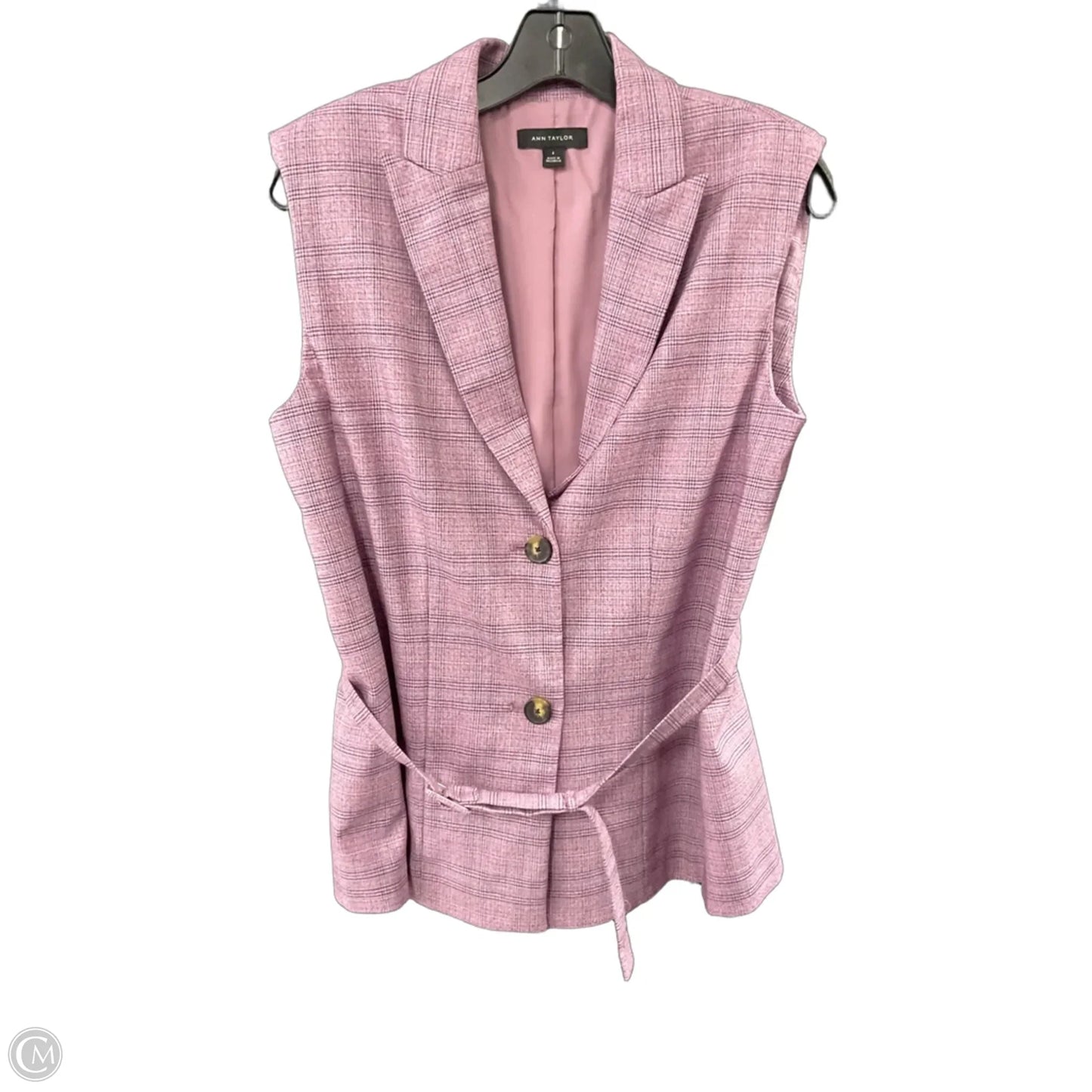 Skirt Suit 2pc By Ann Taylor In Purple, Size: 4