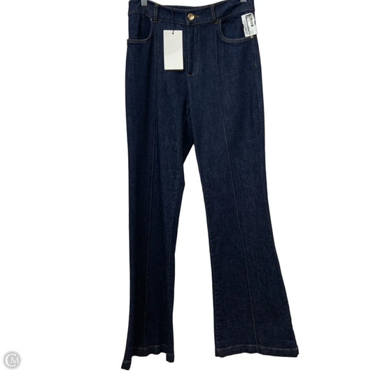Jeans Flared By Zara In Blue, Size: M