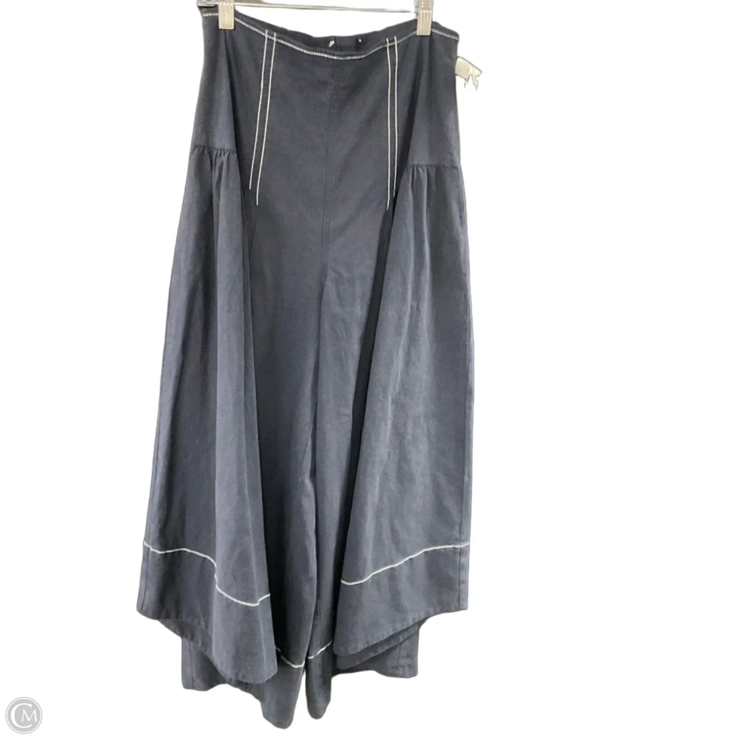 Pants Wide Leg By Anthropologie In Blue, Size: 2l