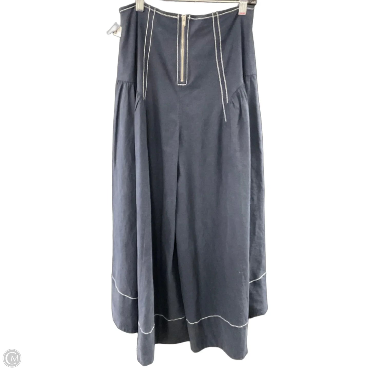 Pants Wide Leg By Anthropologie In Blue, Size: 2l