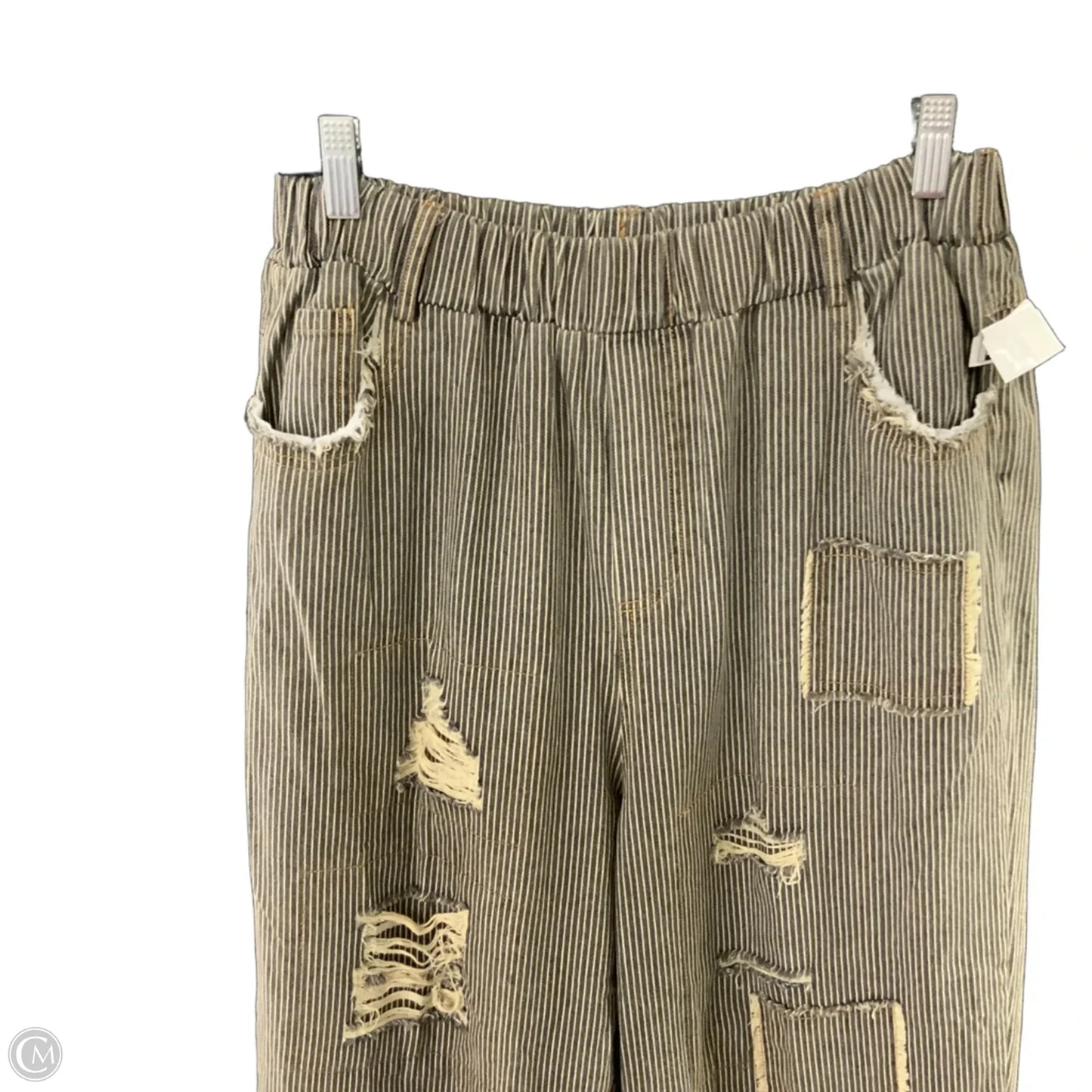 Jeans Wide Leg By Jaded Gypsy In Black, Size: L