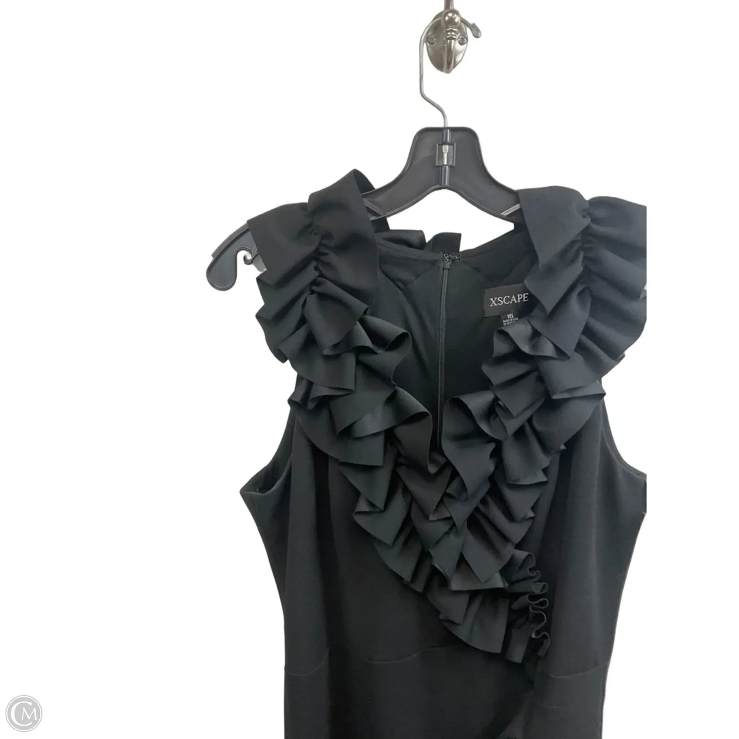 Dress Designer By Xscape In Black, Size: 16