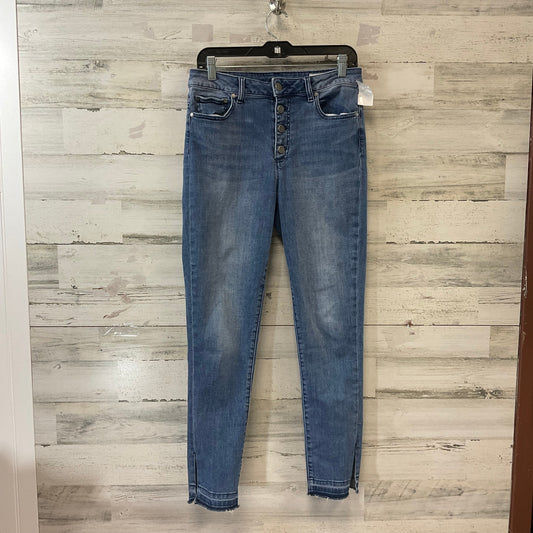 Jeans Straight By Vince Camuto In Blue Denim, Size: 8