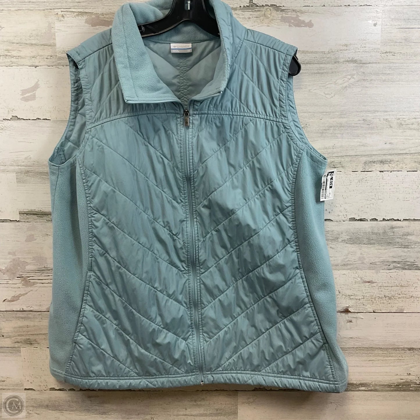 Vest Puffer & Quilted By Columbia In Green, Size: 2x